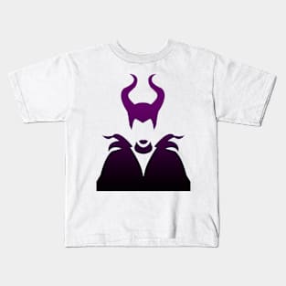 Maleficent Ombre / Purple and Black Kids T-Shirt